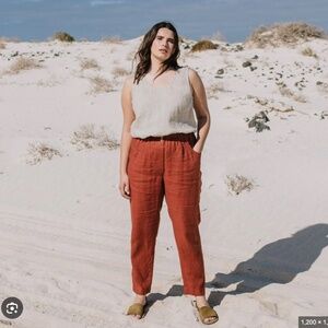 notPERFECTLINEN Damme Trousers